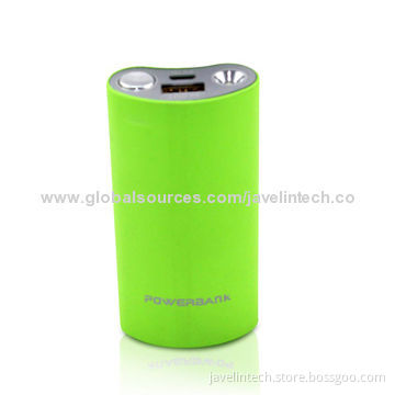 Power bank, 2pcs Li-ion 18650 Battery, with 4,000/4,400/5,200mAh